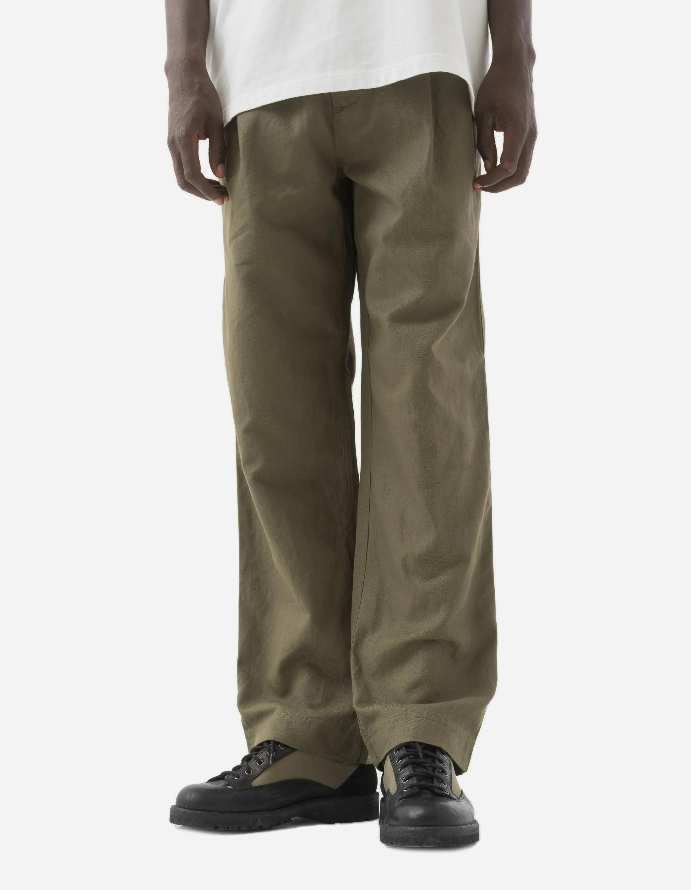 5288 Hemp Loose Chino Olive OG-107F