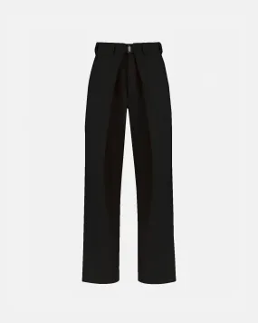 Basics Buckled Tailored Trousers Black