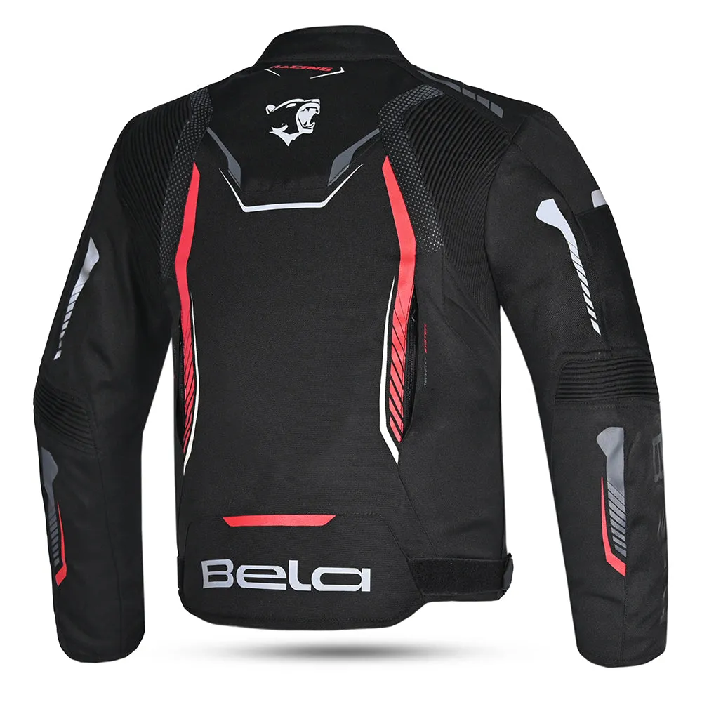 BELA Star youth Kids Motorcycle Jacket Black