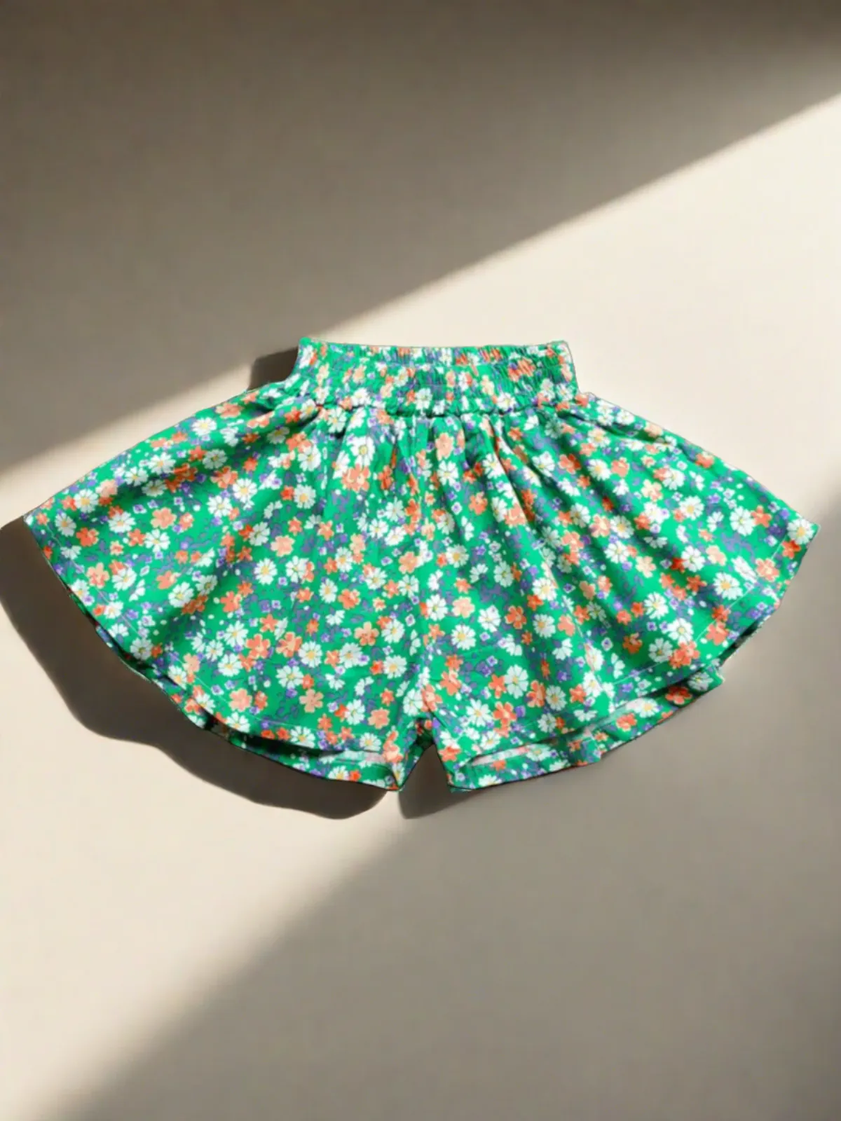 Blossom Breeze Wide Leg Floral Shorts