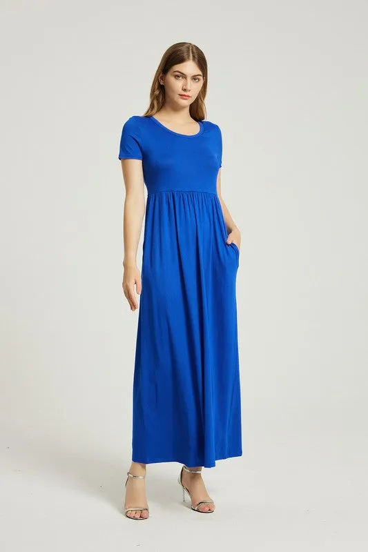 Blue Summer Maxi Dress