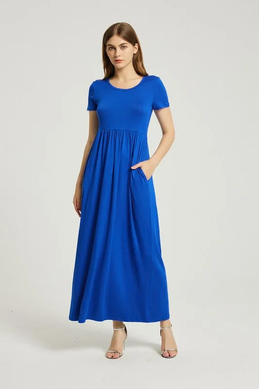 Blue Summer Maxi Dress