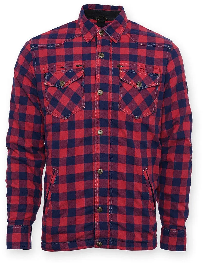 Bores Lumberjack Long Sleeve Shirt, Red/Blue