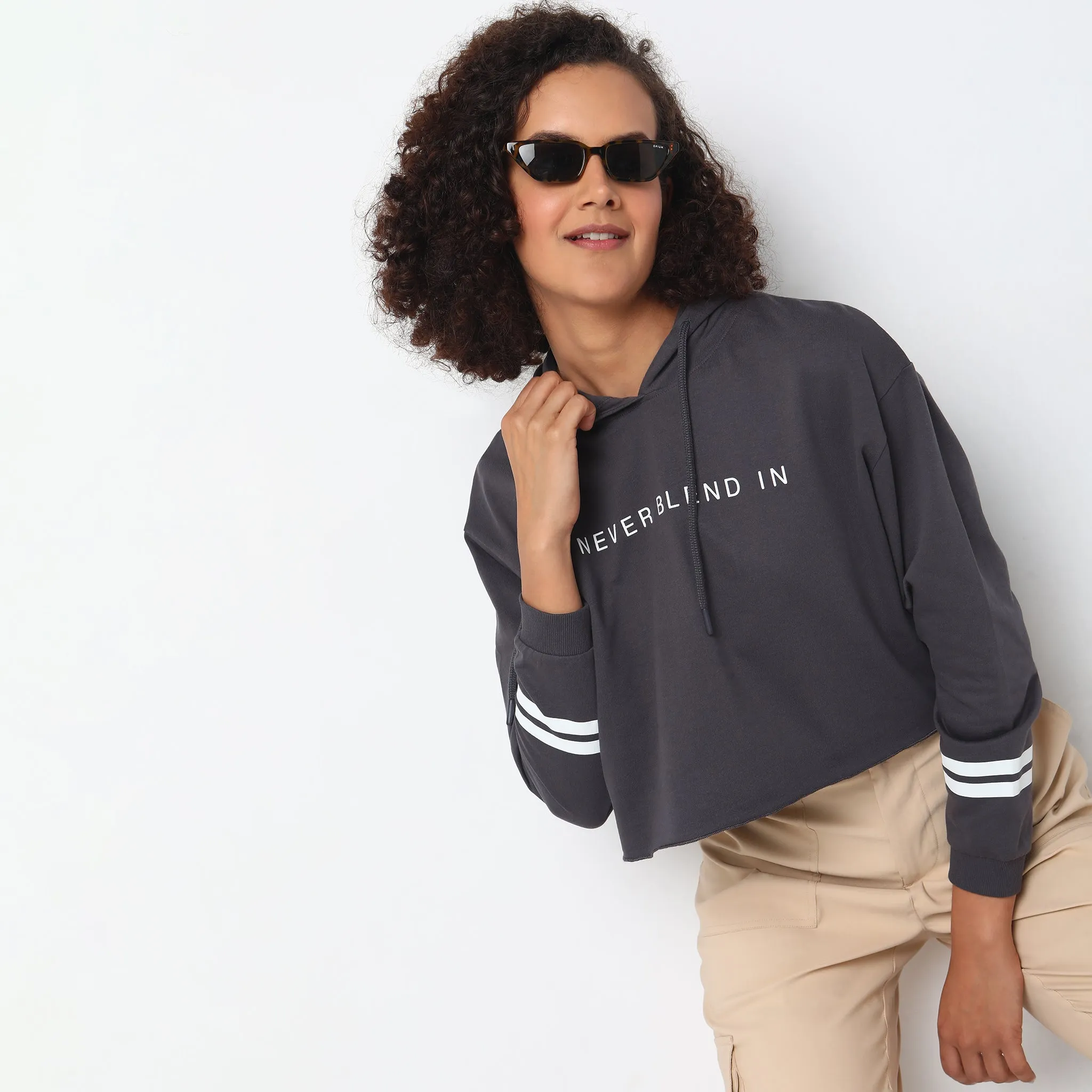 Boxy Fit Graphic Sweatshirt