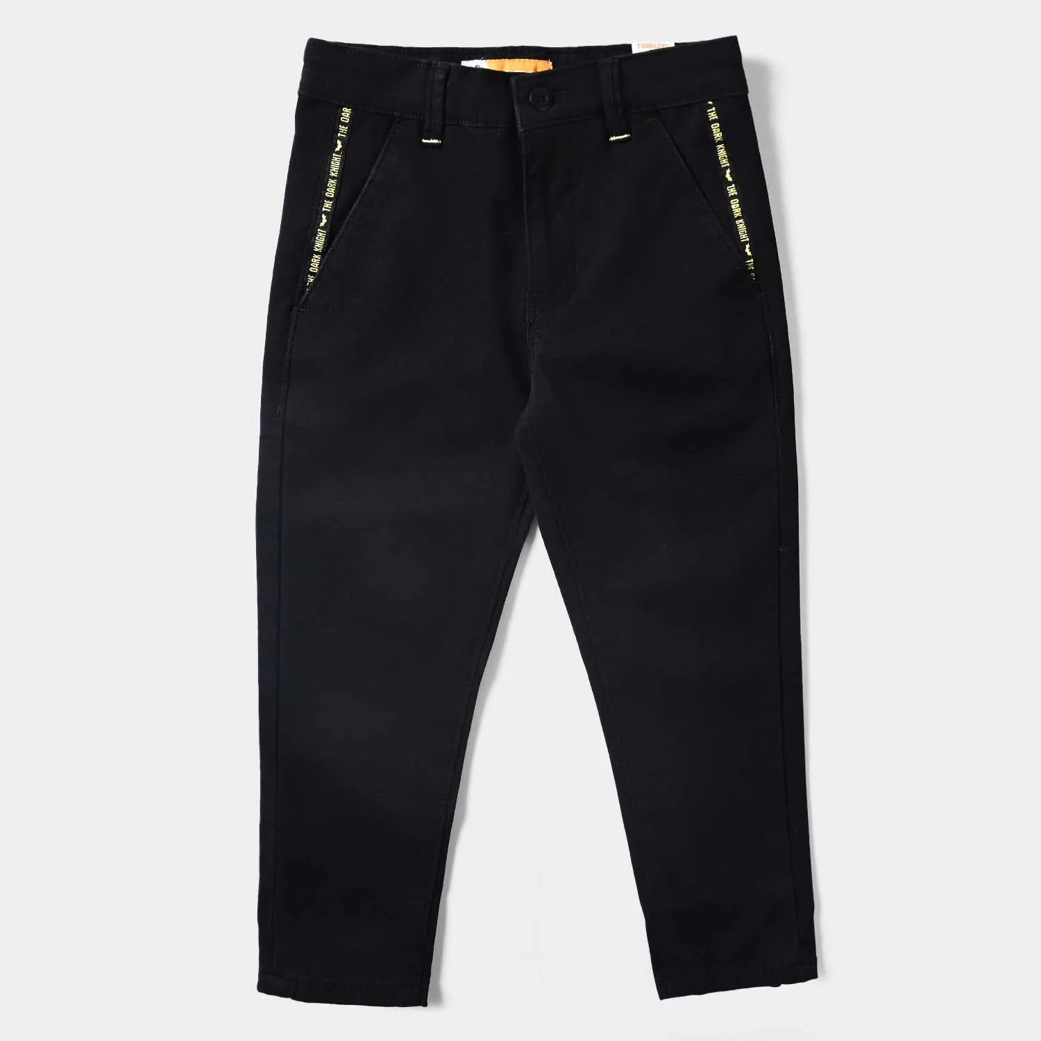 Boys Cotton Twill Pant-BLACK