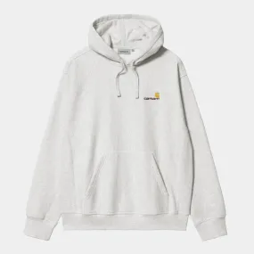 Carhartt WIP Hooded American Script Sweatshirt Ash Heather