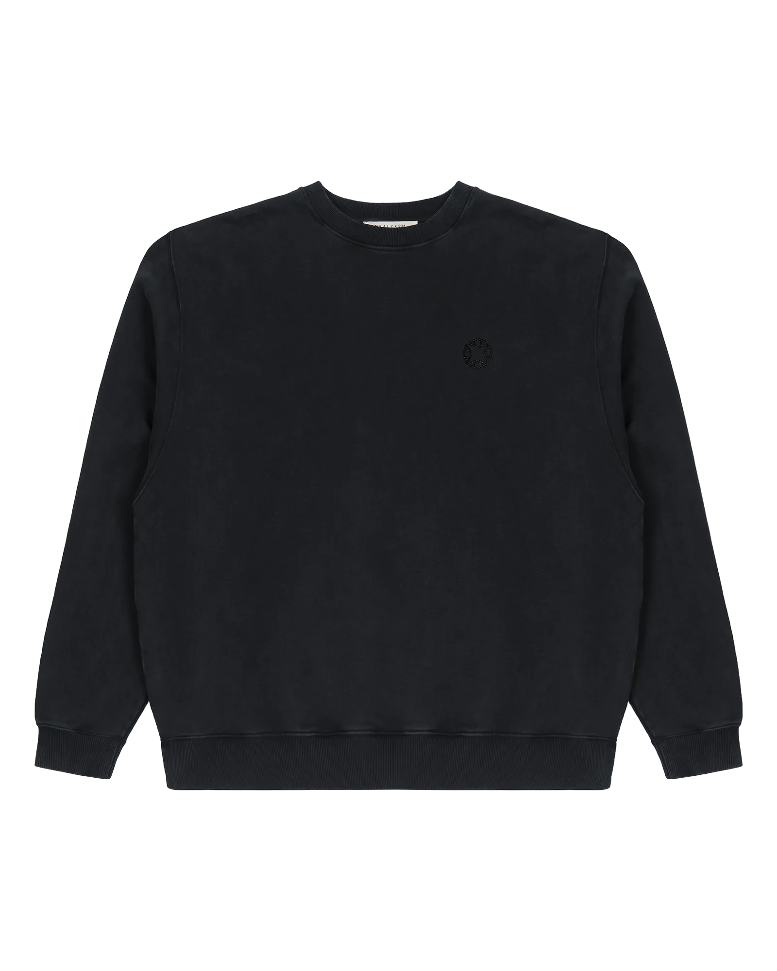 CHARCOAL GREY BOXY CREWNECK SWEATSHIRT