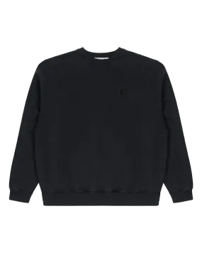 CHARCOAL GREY BOXY CREWNECK SWEATSHIRT