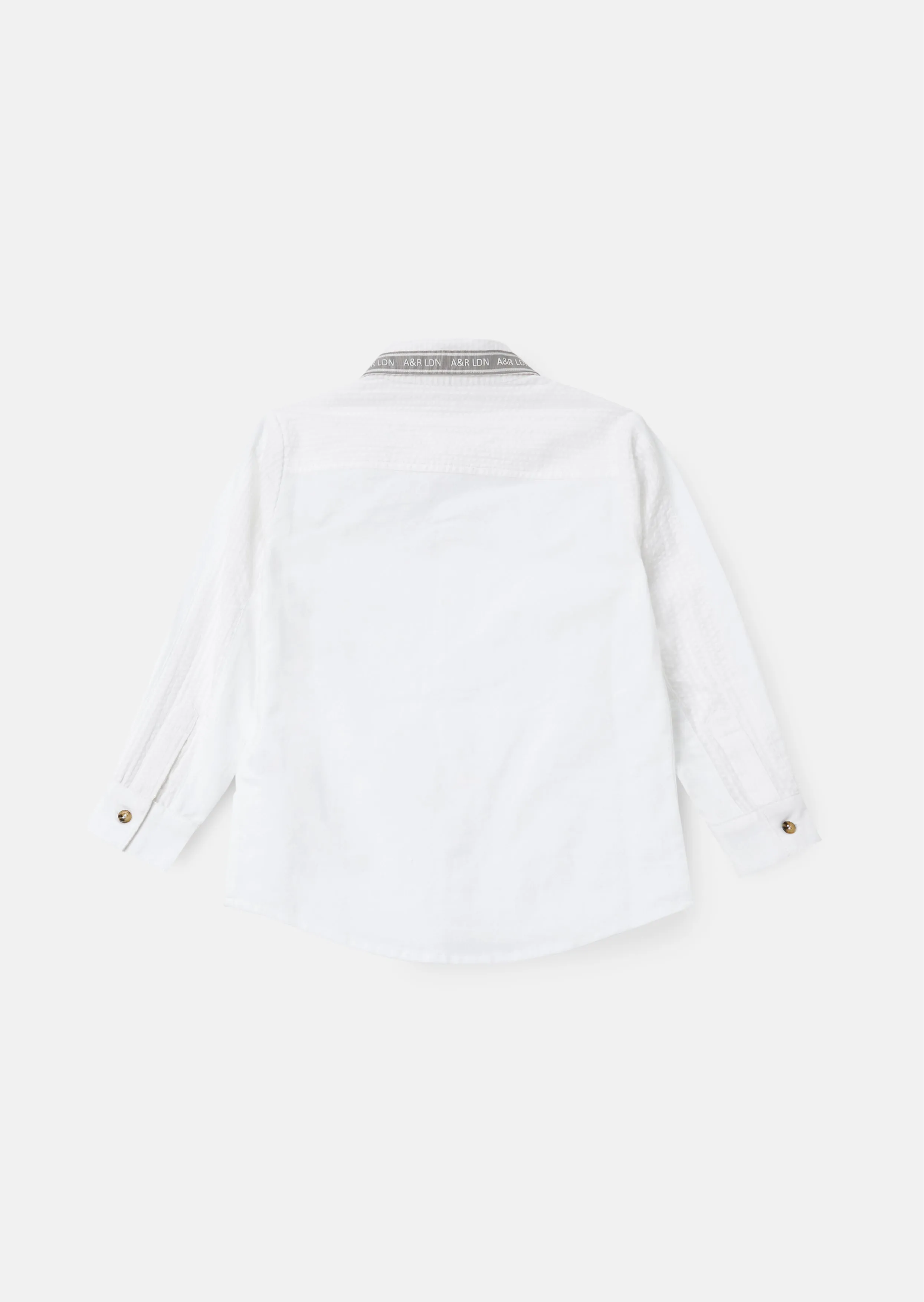 Chase White Textured Block Shirt