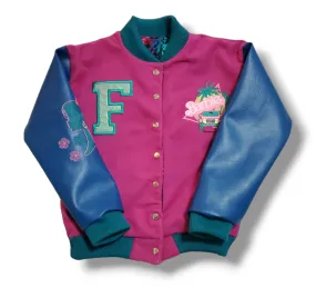 Custom Black Barbie Varsity Jacket