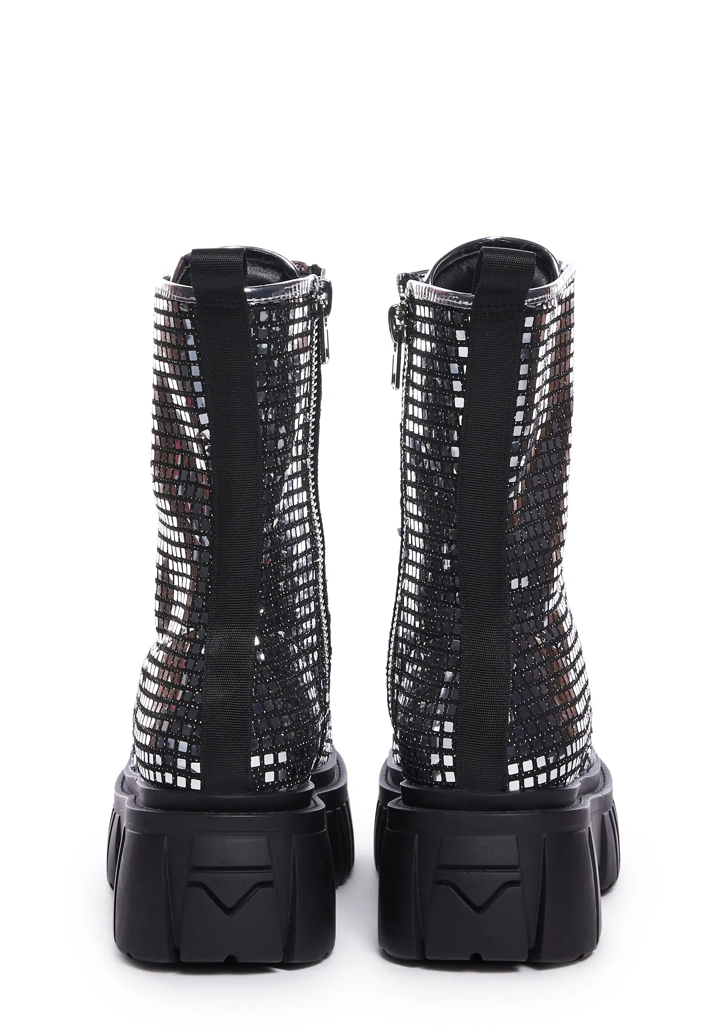 Disco Fusion Combat Boots