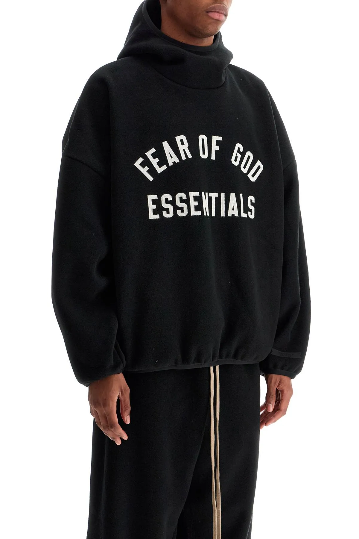 FEAR OF GOD ESSENTIALS Felpa Con Cappuccio In Pile Pesante