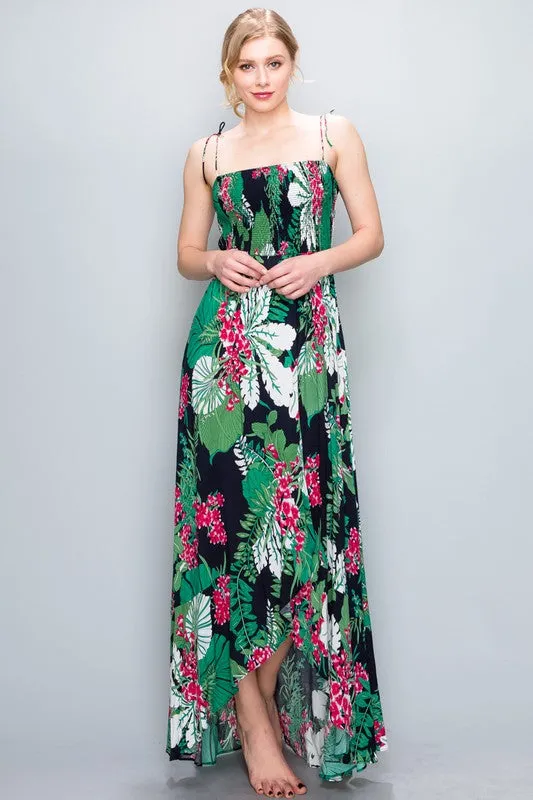 Floral Print Maxi Dress | Bella Chic