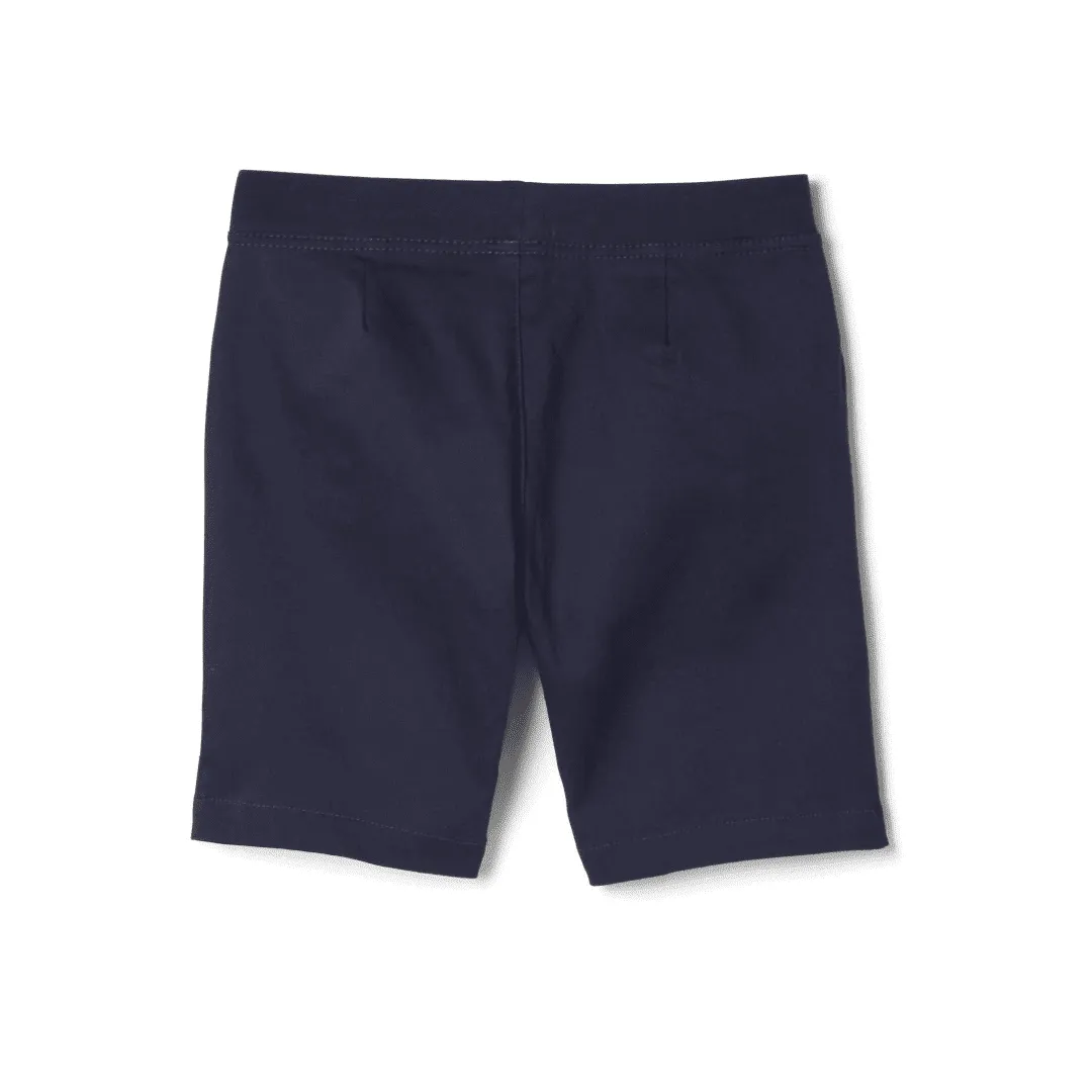 Girls Stretch Pull-On Tie Front Shorts