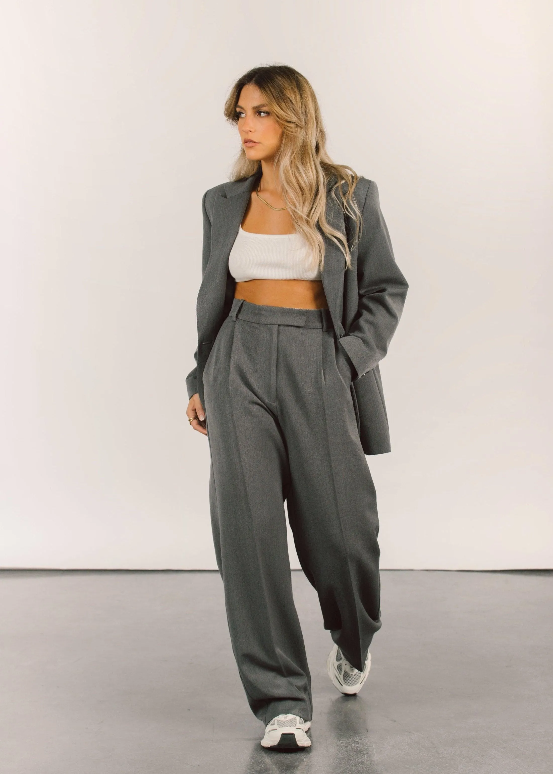 Jagger Tailored Trousers - Grey