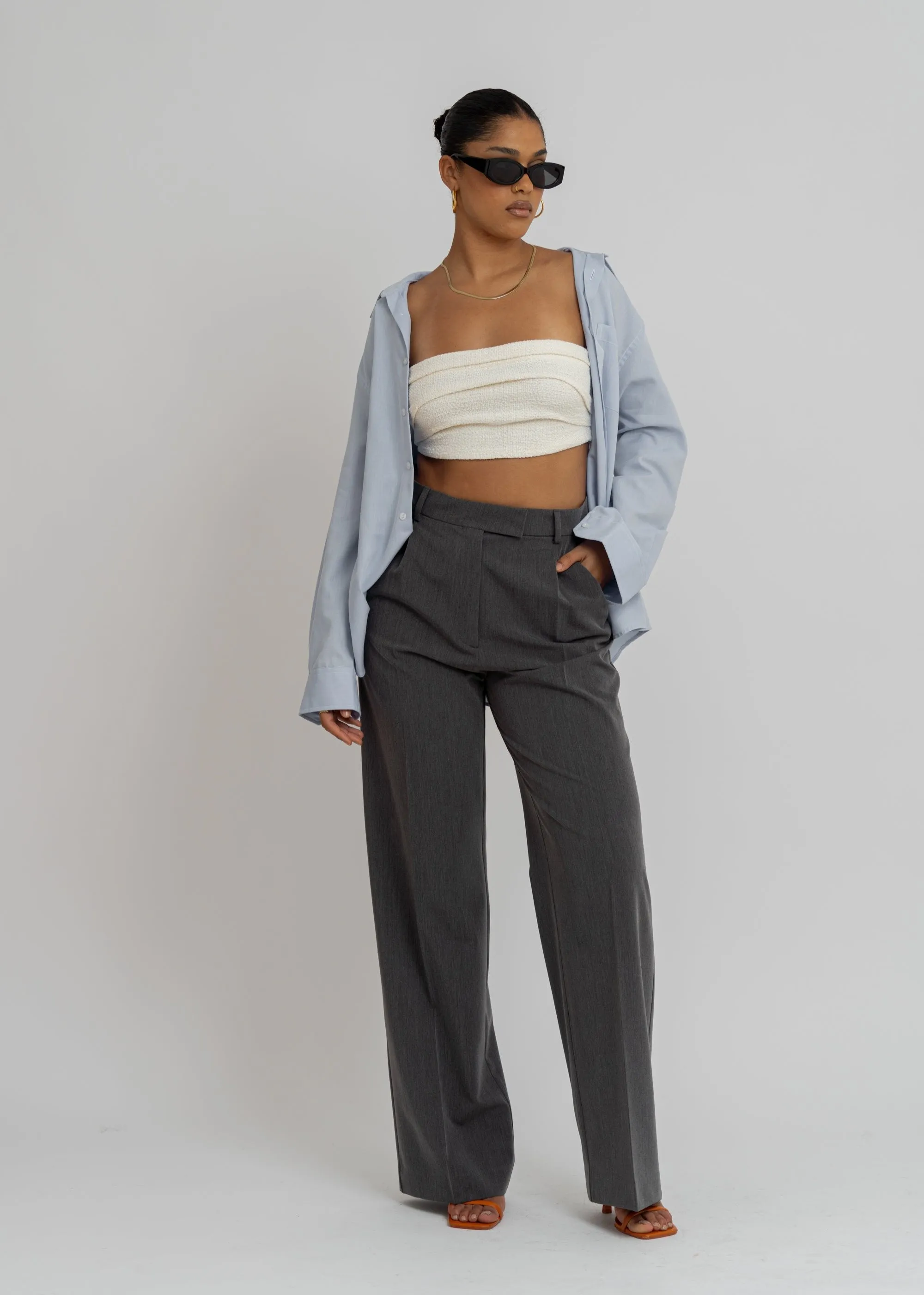 Jagger Tailored Trousers - Grey