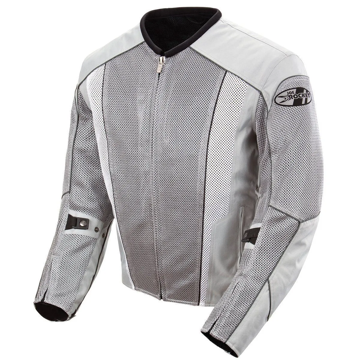 Joe Rocket 'Phoenix 5.0' Mens Silver Mesh Motorcycle Jacket