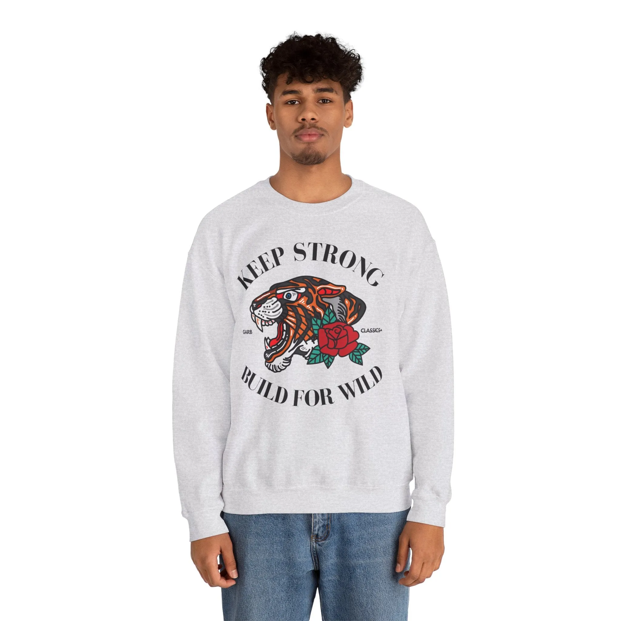 Keep Strong Graphic Crewneck