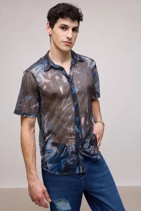 Lit Men's Mesh Shirt