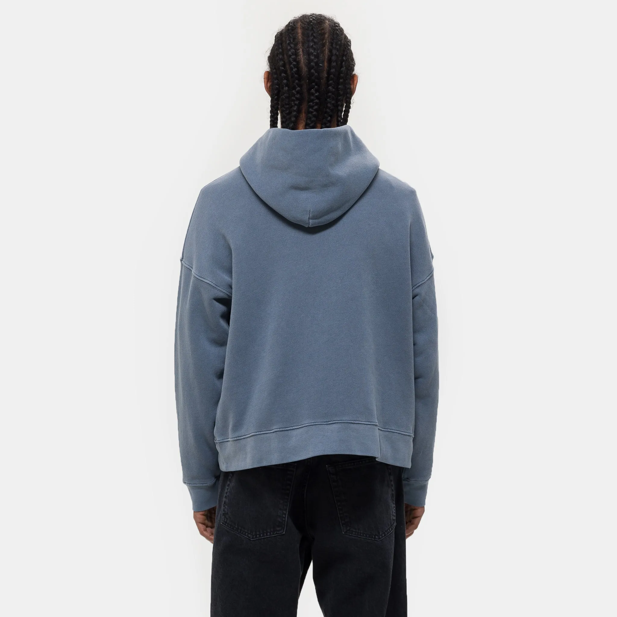 Logo Hoodie in Washed Blue