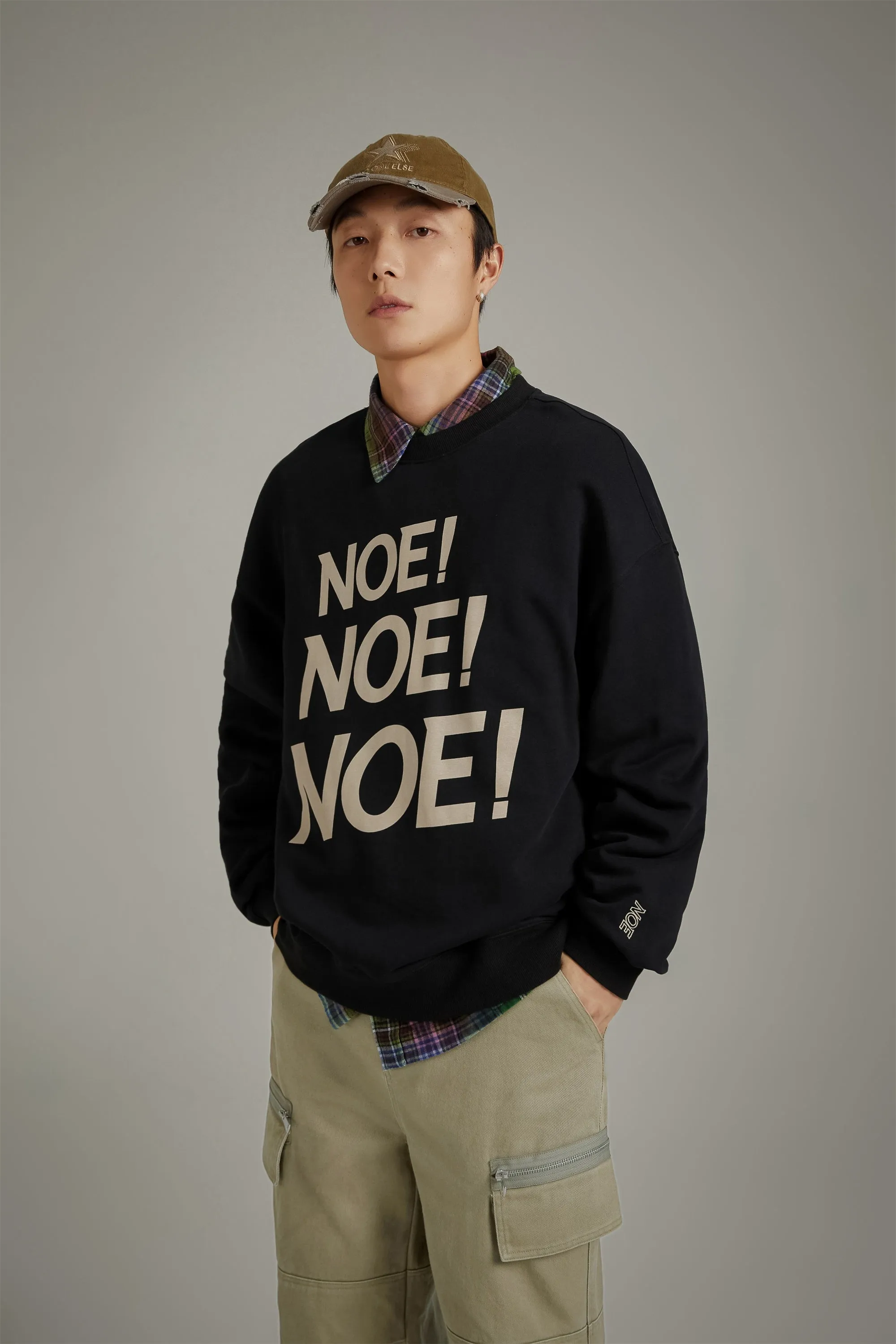 Logo Lettering Boxy Sweatshirt