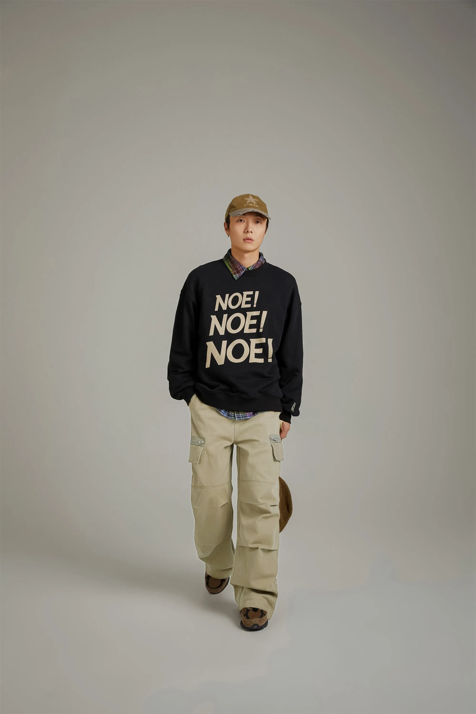 Logo Lettering Boxy Sweatshirt