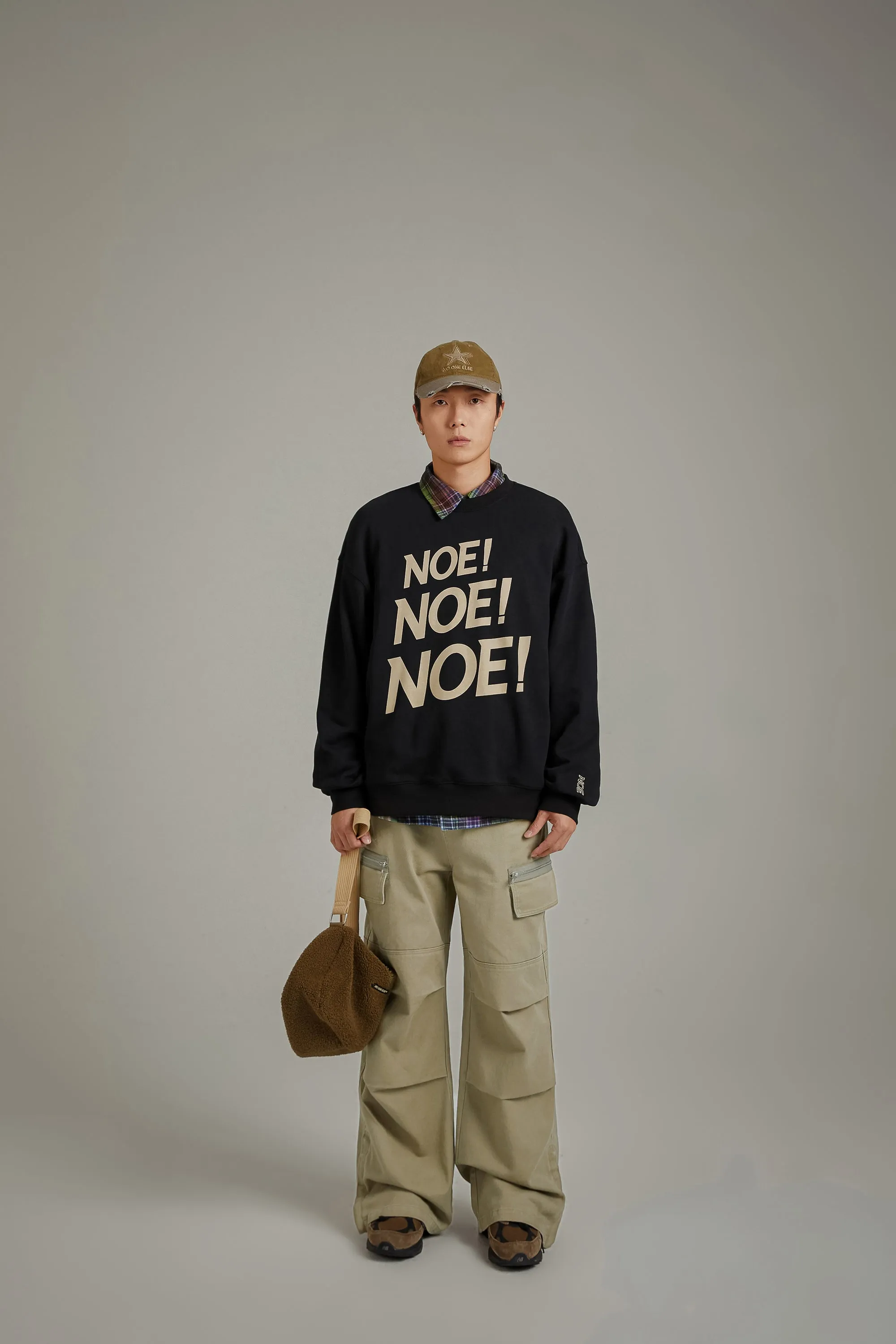 Logo Lettering Boxy Sweatshirt