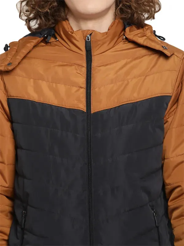 Mettle Men Colourblocked Puffer Jacket