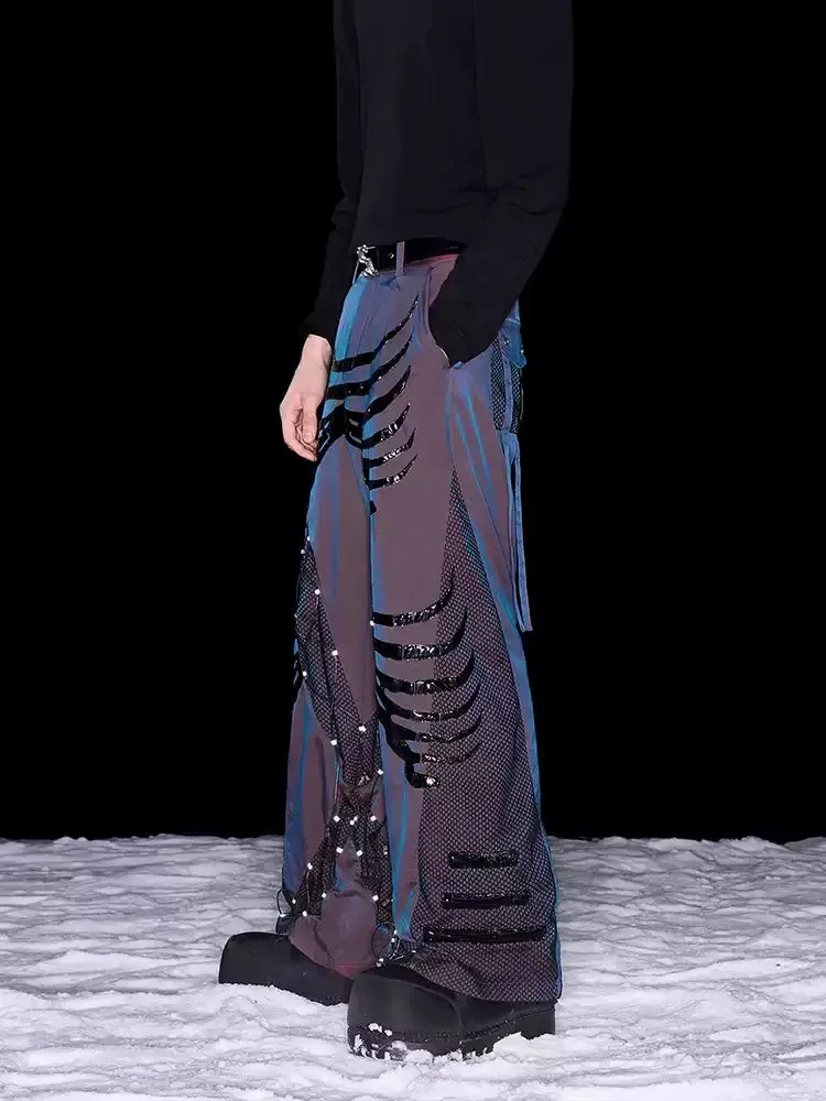 Opium Skeleton Mesh Pants