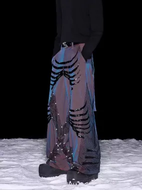 Opium Skeleton Mesh Pants