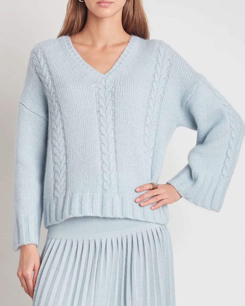 Powder Blue Avery Sweater