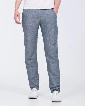 Redpoint Halifax Regular Fit Tall Linen Chinos (navy)