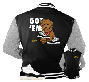 Retro 11 Gratitude DMP Got Em Varsity Jacket