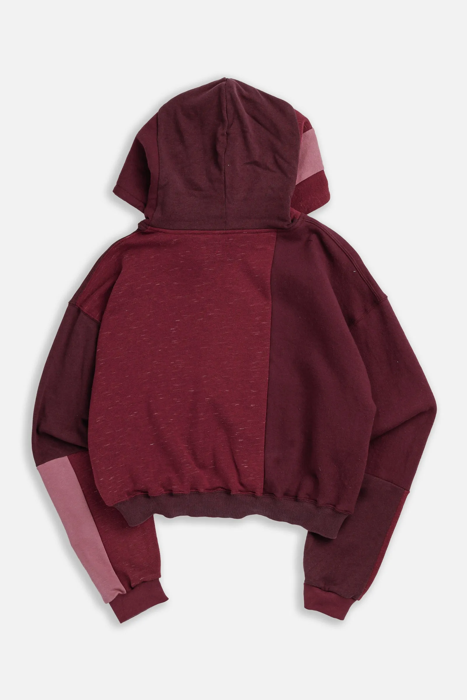 Rework Adidas Crop Zip Hoodie - M