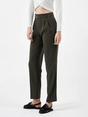 Straight Casual Tailored Trousers