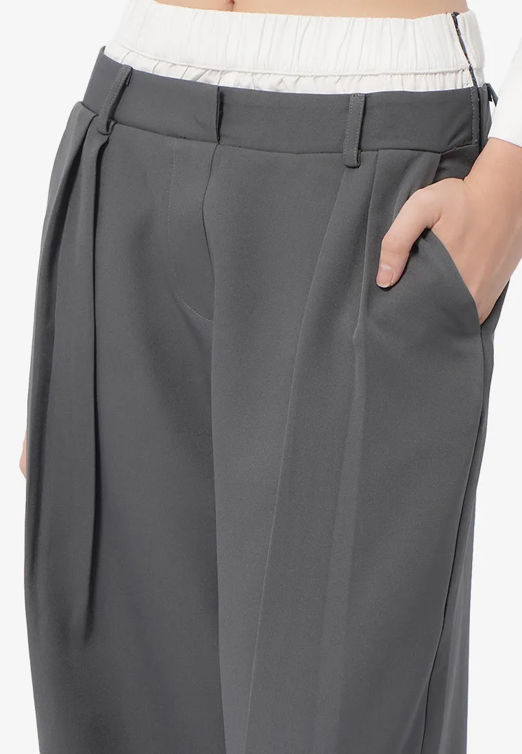 Tailored Double Waist Trousers