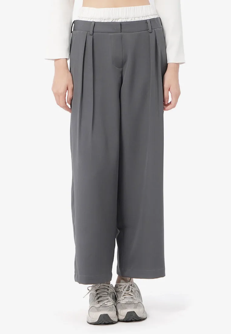 Tailored Double Waist Trousers