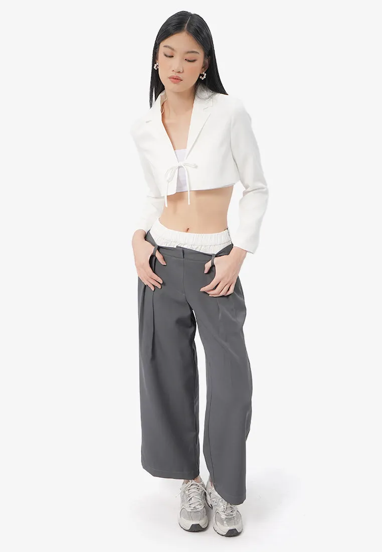 Tailored Double Waist Trousers