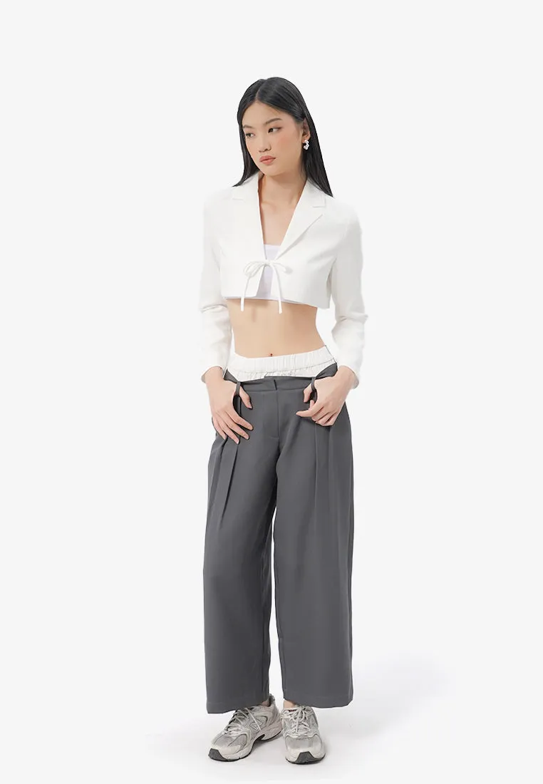 Tailored Double Waist Trousers