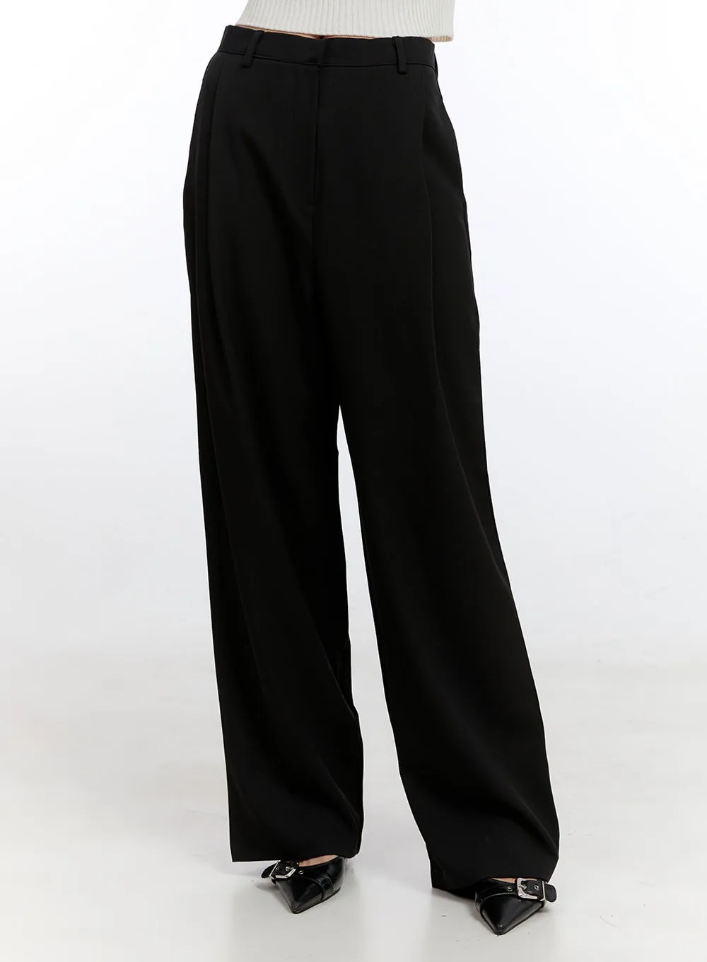 Tailored Pintuck Trousers CN401