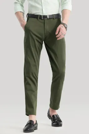 Urban Stride Olive Slim Fit Chino