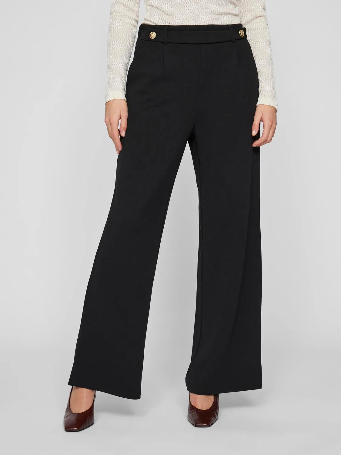 VICLARRY Tailored Trousers - Black