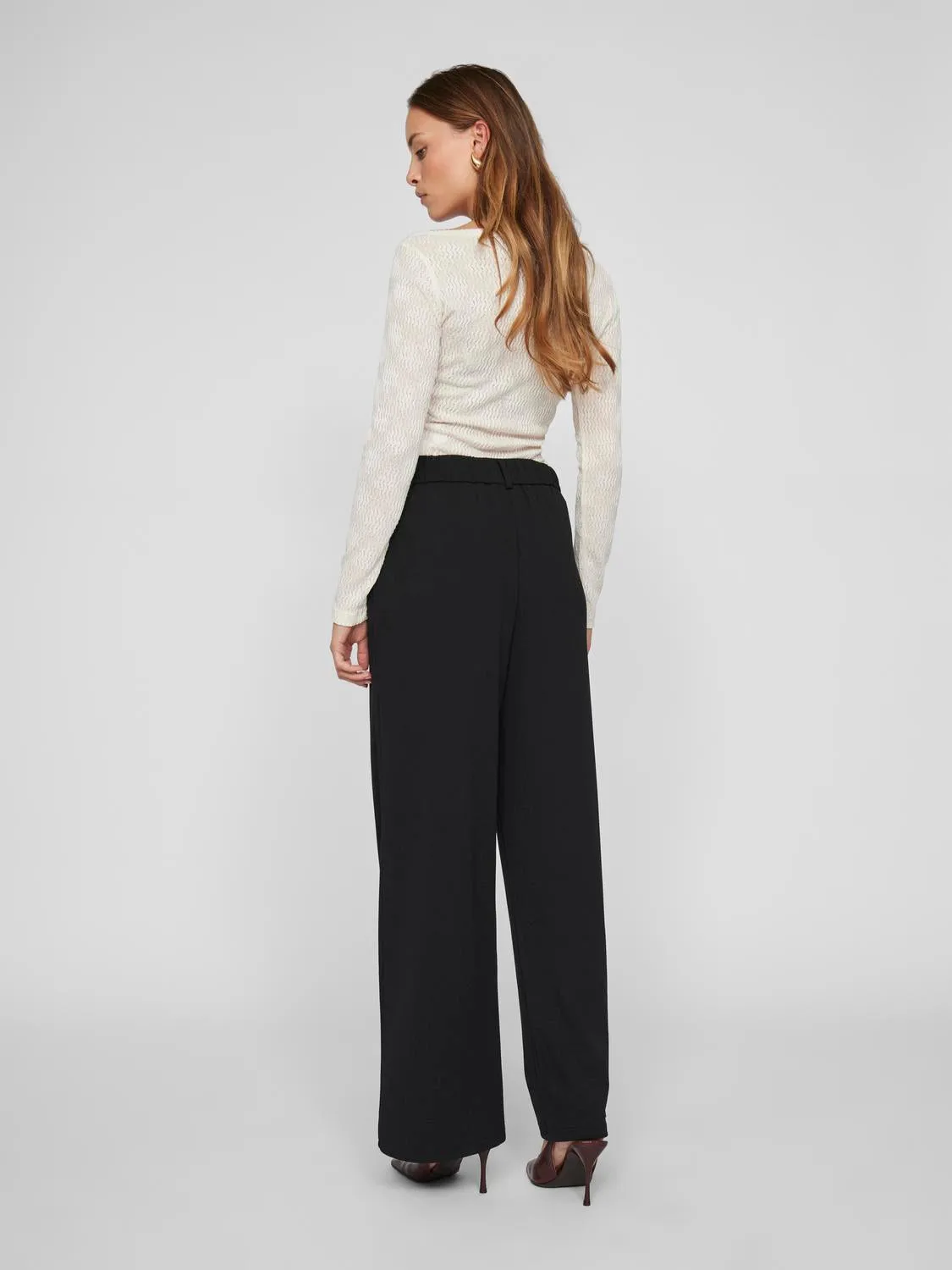 VICLARRY Tailored Trousers - Black