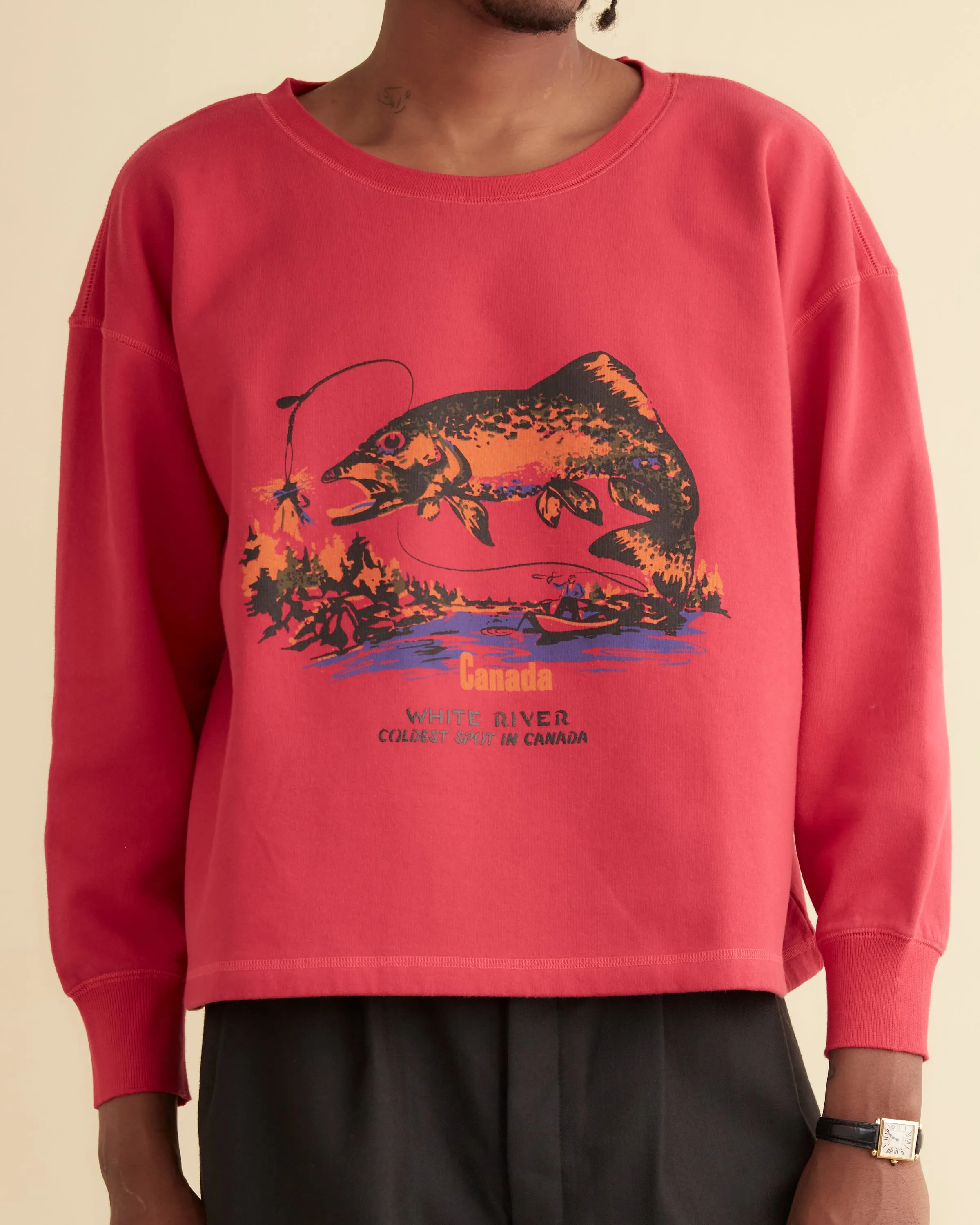 White River Crewneck - Red