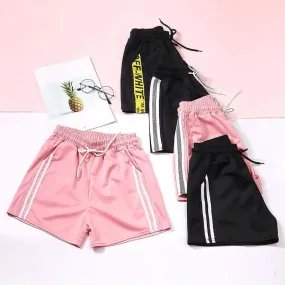 Women Student Casual Korean Elastic Sporty Outdoor Wide Leg Pants Shorts